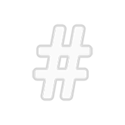 Emoji #️ Segno della griglia su Google Android 8.1.