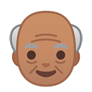 Émoji 👴🏽 Homme âgé : Peau Légèrement Mate sur Google Android 8.1.