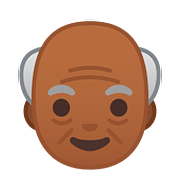 👴🏾 Emoji Anciano: Tono De Piel Oscuro Medio en Google Android 8.1.