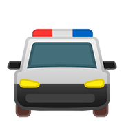 🚔 Emoji Vorderansicht Polizeiwagen Google Android 8.1.
