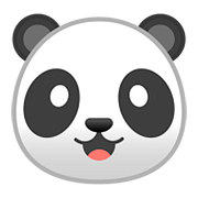 🐼 Emoji Rosto De Panda na Google Android 8.1.