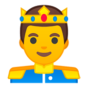 Émoji 🤴 Prince sur Google Android 8.1.