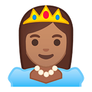 Émoji 👸🏽 Princesse : Peau Légèrement Mate sur Google Android 8.1.