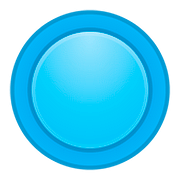 Emoji 🔘 Pulsante Rotondo su Google Android 8.1.