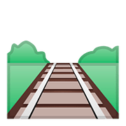 🛤️ Emoji Vía De Tren en Google Android 8.1.