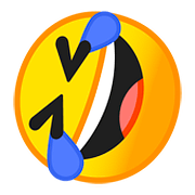 Emoji 🤣 Ridere A Crepapelle su Google Android 8.1.