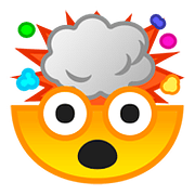 🤯 Emoji explodierender Kopf Google Android 8.1.