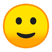 🙂 Emoji Cara Sonriendo Ligeramente en Google Android 8.1.