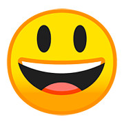 😃 Emoji Cara Sonriendo Con Ojos Grandes en Google Android 8.1.