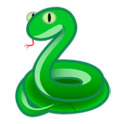 Emoji 🐍 Serpente su Google Android 8.1.