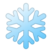 Emoji ❄️ Fiocco Di Neve su Google Android 8.1.