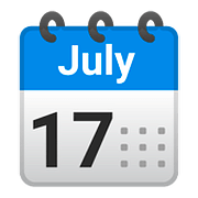 Emoji 🗓️ Calendario A Spirale su Google Android 8.1.