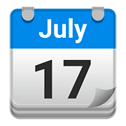 📆 Emoji Calendario Recortable en Google Android 8.1.