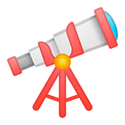 Emoji 🔭 Telescopio su Google Android 8.1.