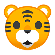 🐯 Emoji Rosto De Tigre na Google Android 8.1.