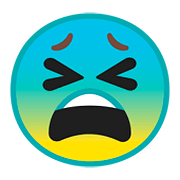 😫 Emoji Cara Cansada en Google Android 8.1.