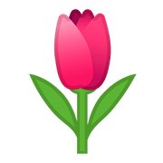 Emoji 🌷 Tulipano su Google Android 8.1.