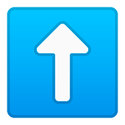 Emoji ⬆️ Freccia Rivolta Verso L’alto su Google Android 8.1.