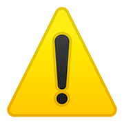Émoji ⚠️ Symbole D’avertissement sur Google Android 8.1.