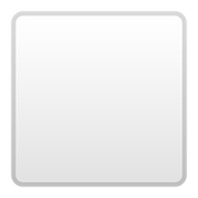 Emoji ⬜ Quadrato Bianco Grande su Google Android 8.1.