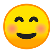 Emoji ☺️ Faccina Sorridente su Google Android 8.1.