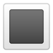 Emoji 🔳 Tasto Quadrato Nero Con Bordo Bianco su Google Android 8.1.