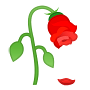 🥀 Emoji Flor Marchita en Google Android 8.1.