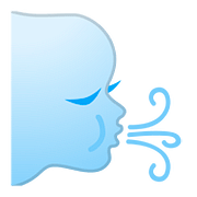 Emoji 🌬️ Vento su Google Android 8.1.