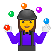 Emoji 🤹‍♀️ Giocoliere Donna su Google Android 8.1.