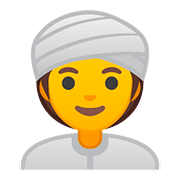 👳‍♀️ Emoji Frau mit Turban Google Android 8.1.