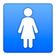 Émoji 🚺 Symbole Toilettes Femmes sur Google Android 8.1.