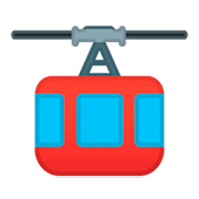 Émoji 🚡 Tramway Aérien sur Google Android 9.0.