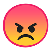Emoji 😠 Faccina Arrabbiata su Google Android 9.0.