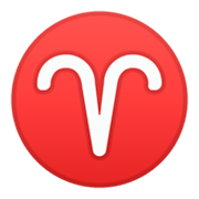 Emoji ♈ Segno Zodiacale Dell’Ariete su Google Android 9.0.