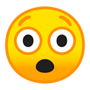 😲 Emoji Rosto Espantado na Google Android 9.0.