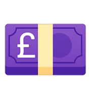 Emoji 💷 Banconota Sterlina su Google Android 9.0.