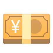 💴 Emoji Billete De Yen en Google Android 9.0.