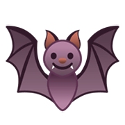 🦇 Emoji Morcego na Google Android 9.0.