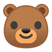 🐻 Emoji Rosto De Urso na Google Android 9.0.
