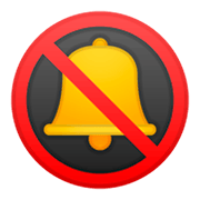 🔕 Emoji Campana Con Signo De Cancelación en Google Android 9.0.