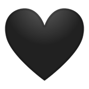 🖤 Emoji schwarzes Herz Google Android 9.0.