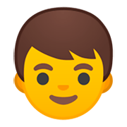 👦 Emoji Junge Google Android 9.0.