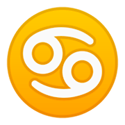 Emoji ♋ Segno Zodiacale Del Cancro su Google Android 9.0.