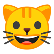 🐱 Emoji Cara De Gato en Google Android 9.0.