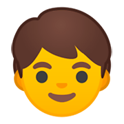 Émoji 🧒 Enfant sur Google Android 9.0.