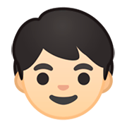 🧒🏻 Emoji Infante: Tono De Piel Claro en Google Android 9.0.