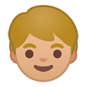 🧒🏼 Emoji Criança: Pele Morena Clara na Google Android 9.0.