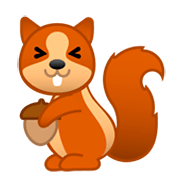 Émoji 🐿️ écureuil sur Google Android 9.0.