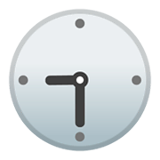Emoji 🕤 Ore Nove E Mezza su Google Android 9.0.