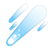 Emoji ☄️ Cometa su Google Android 9.0.